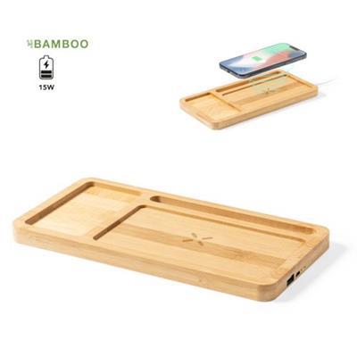 Chargeur Organiseur en bambou Goldar