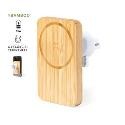 Support chargeur écologique en bambou Gojo