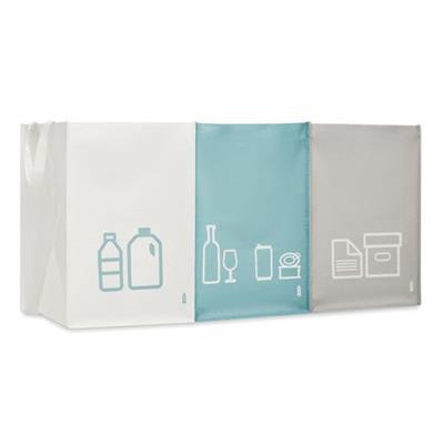 3 Sacs de tri de recyclage en RPET Bins