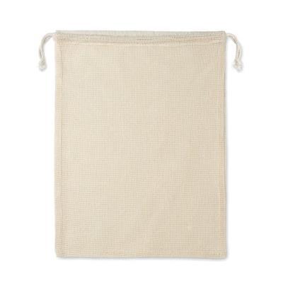 Sac à cordon réutilisable en filet coton Vegas