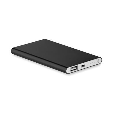 Powerbank ultra plat 4000 mAh en aluminium Flatte