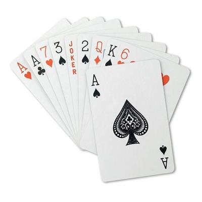 Cartes à jouer en papier sous boite plastique Arba
