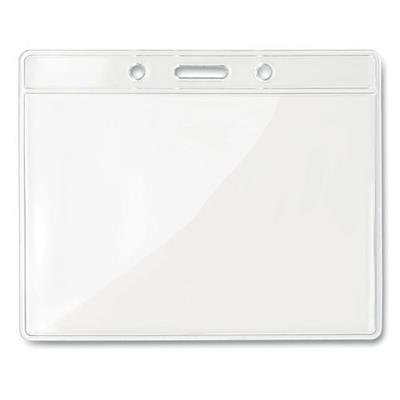 Badge rectangulaire en PVC troué Baggy