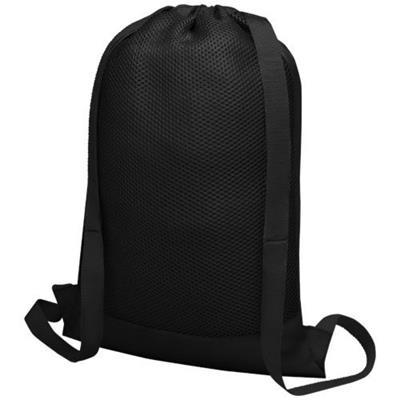 Sac à dos avec cordon en maille de polyester Idan