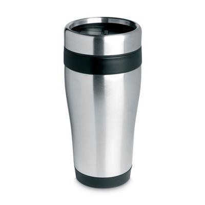 Tasse 455 ml en inox brillant avec couvercle Kram