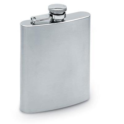 Grande flasque de poche en inox mat Slim