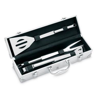 Coffret barbecue 3 pièces en aluminium Ashado
