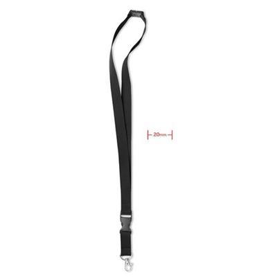Tour de cou 20 mm en polyester avec clip Lamy