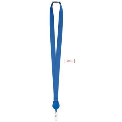 Lanyard extensible avec porte-badge en PET Lynar