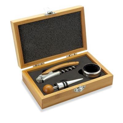 Coffret de sommelier en bambou Shomon
