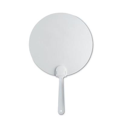 Éventail semi-rigide en plastique forme rond Ping