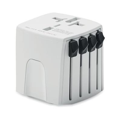 Adaptateur de voyage universel 2-pole en ABS Kross