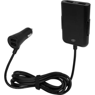 Double chargeur de voiture en ABS Pilate