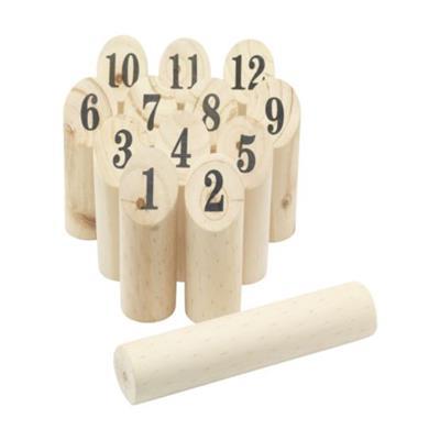Ensemble de jeu de lancer en bois numéroté Aiki