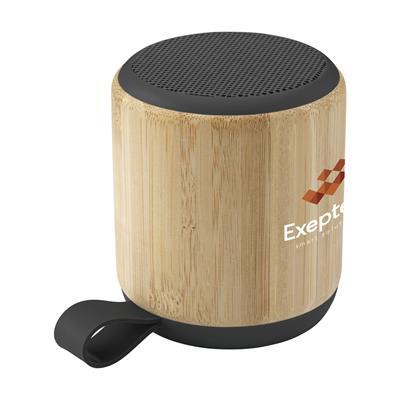 Enceinte sans fil Bluetooth boîtier en bambou Tart