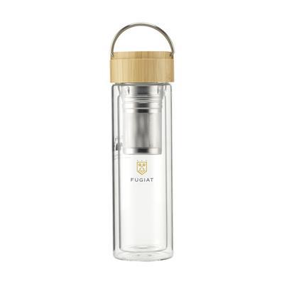 Bouteille à double paroi en verre borosilicaté Loo