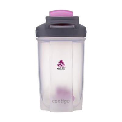 Shaker 590 ml pratique forme rond avec sangle Hony