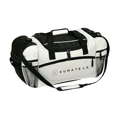 Grand sac de sport bicolore en polyester Kwala