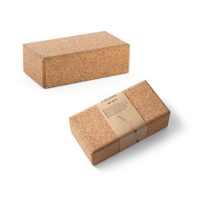 Brique de liège pour yoga couleur naturel Yolla