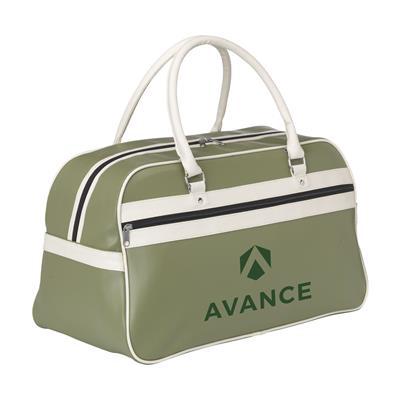 Sac de sport en PVC et PU au design rétro Prag