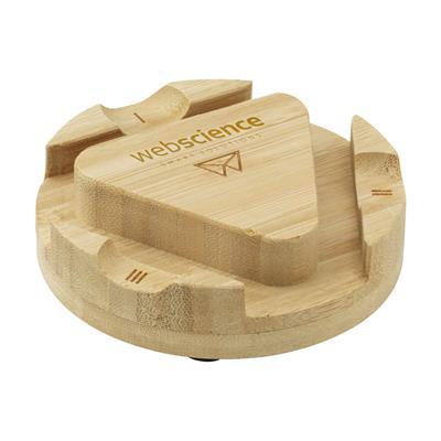 Support de téléphone rotatif en bambou Tora