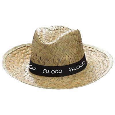 Chapeau en paille avec ruban coloré Lavilla