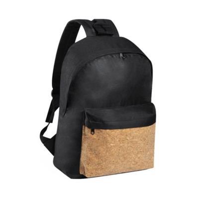 Sac à dos en polyester et poche en liège Locrane