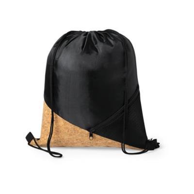 Sac à dos avec cordons en polyester Flichein
