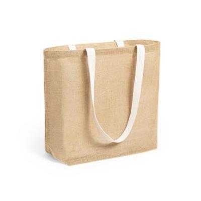 Sac en jute avec poignées en coton Ramet