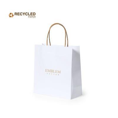 Sac en papier recyclé avec soufflet Yeman