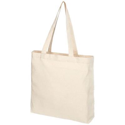 Sac shopping en coton recyclé avec soufflet Kiko