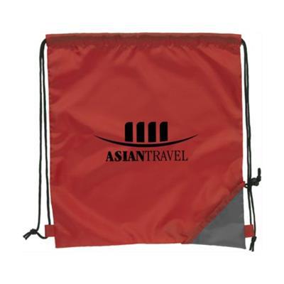 Sac à dos à cordon pliable en polyester Mema