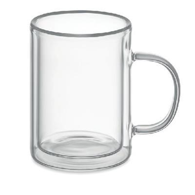 Mug en verre double paroi 225 ml durable Dunkan