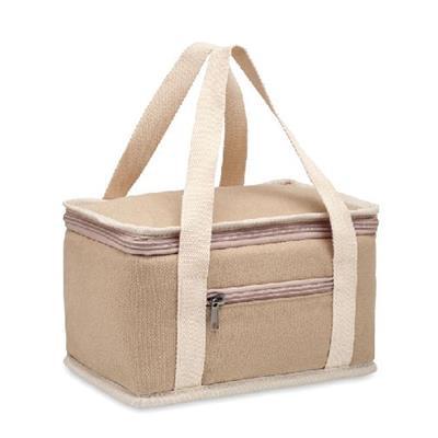 Sac isotherme pour 6 canettes en toile lavée Kami