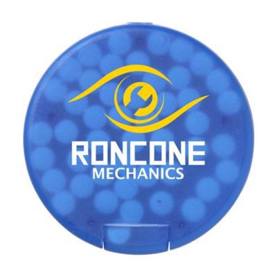 Boîte de bonbons ronde matière synthétique Crony
