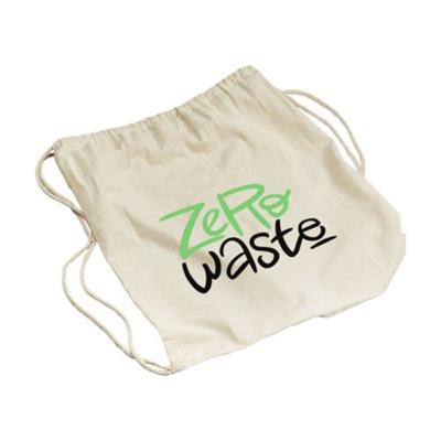 Sac à dos en coton avec cordons de serrage Tsimany