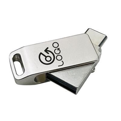 Clé USB et OTG type C 2.0 avec porte-clef Prak