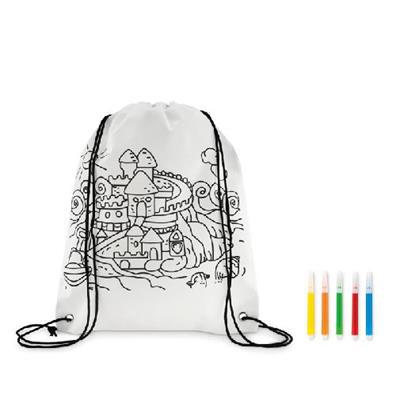 Sac à cordon non tissé à colorer CraydraW