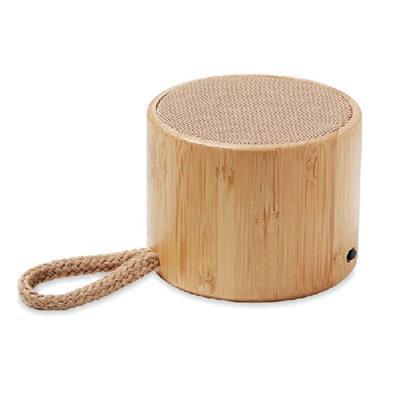 Haut-parleur de 300 mAh sans fil en bambou Caoly