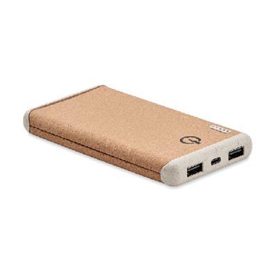 Powerbank chargeur de 10 000mAh en liège Rafyk