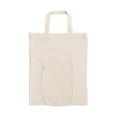 Sac shopping pliable en coton recyclé Traty