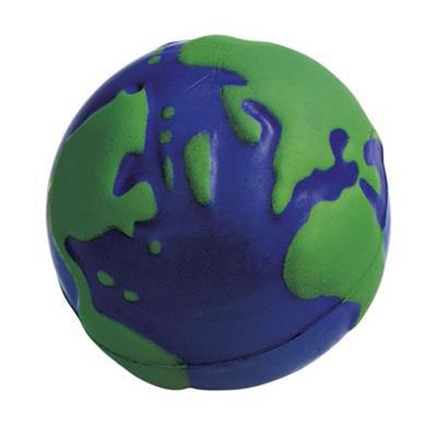 Balle anti-stress en forme de globe Earthing