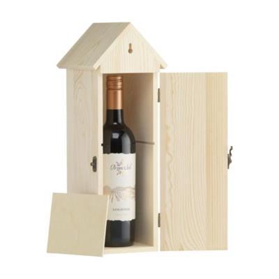 Coffret cadeau à vin en bois couleur naturel Sivin