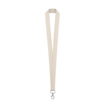 Tour de cou mousqueton en coton 100% Heafter