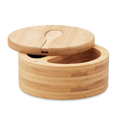 Boîte à sel et poivre en bambou Bambino