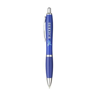 Stylo à bille coloré avec bouton-poussoir Jasmin