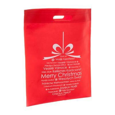 Sac shopping en non-tissé avec motif Noël Xagi