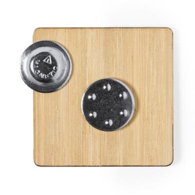 Pin's carré bambou avec attache magnétique Royal