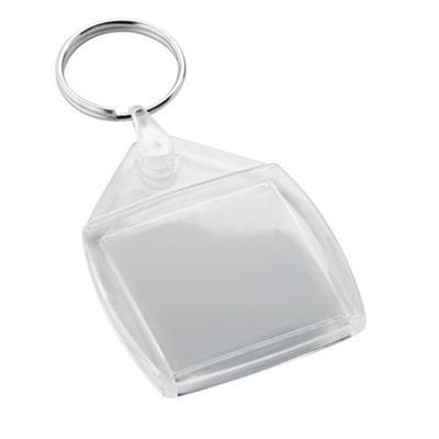 Porte-clés forme carrée design transparent Carex