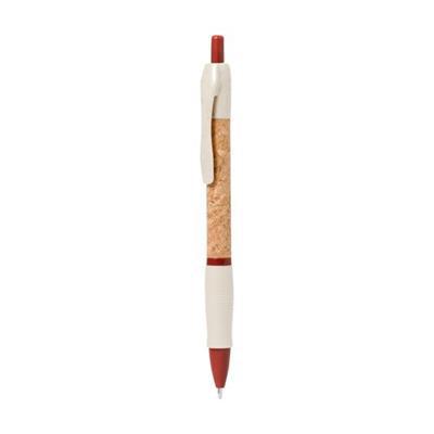 Stylo à bille écologique détail coloré Hukky